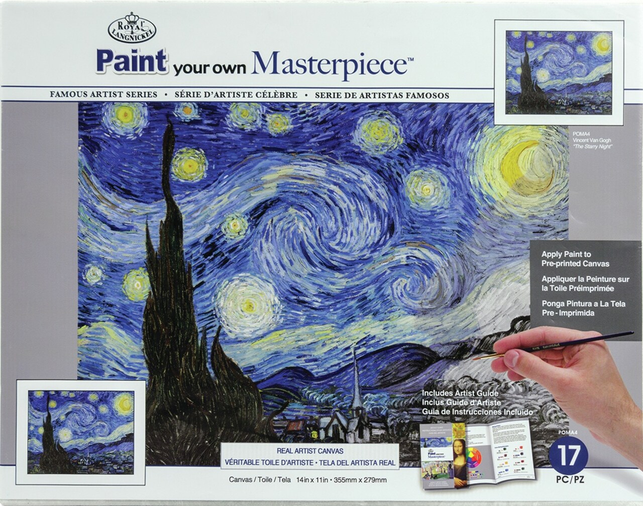 Royal & Langnickel(R) Paint Your Own Masterpiece 11"X14"-The Starry Night